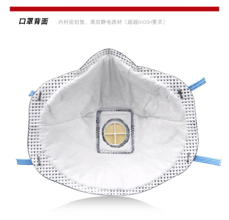 3M 8577CN 防颗粒物口罩 （头戴式、活性炭、减除有机蒸气异味、呼气阀）